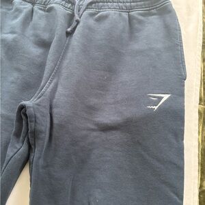 Gymshark Navy Joggers with Logo